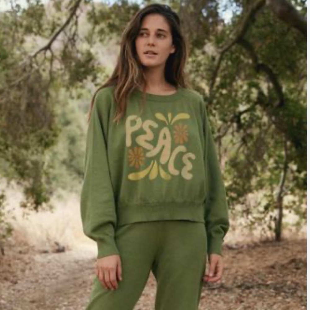 Christy Dawn The Sunny X Sun Keep peace sweater